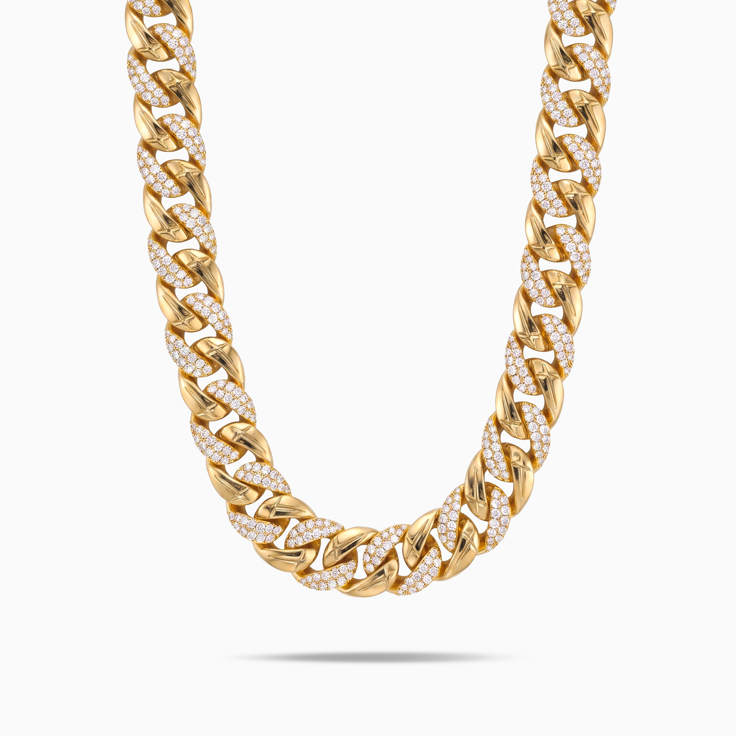 Iced Icon Cuban Link Chain 15mm 1/2 Gold