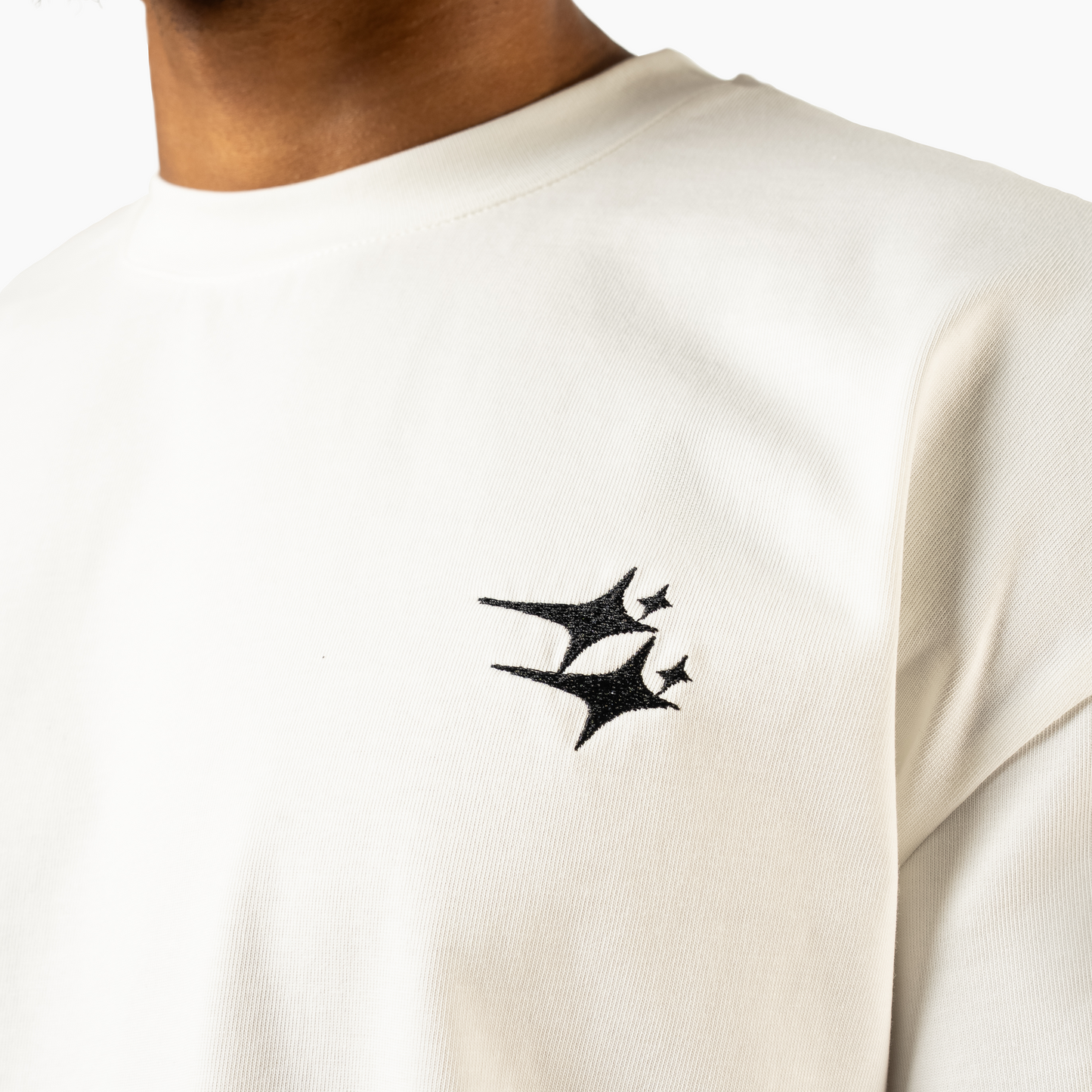 T-shirt Double Stars Blanc