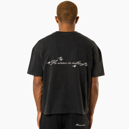 Double Stars Black T-shirt