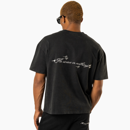 Double Stars Black T-shirt