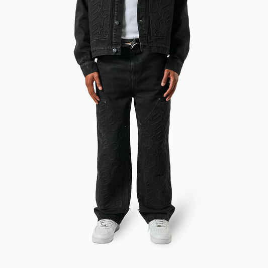 Carpenter Denim Monogram - Black