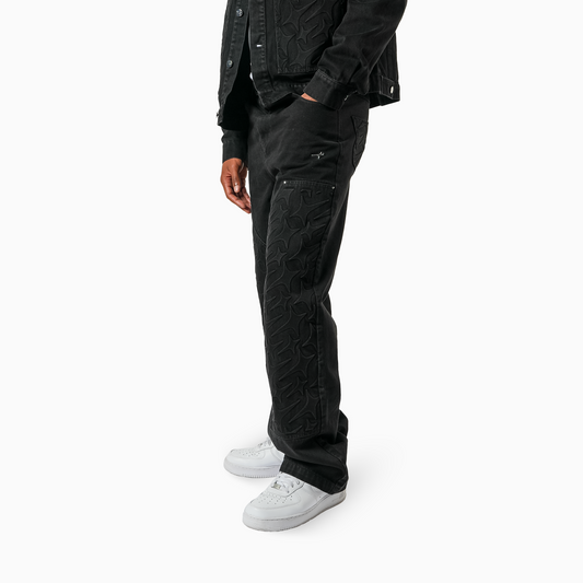 Carpenter Denim Monogram - Black