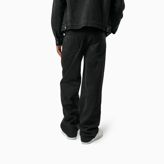 Carpenter Denim Monogram - Black