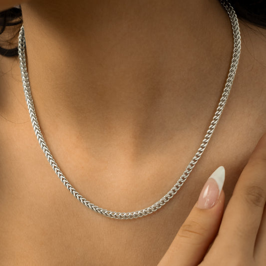 Franco chain 3 mm silver