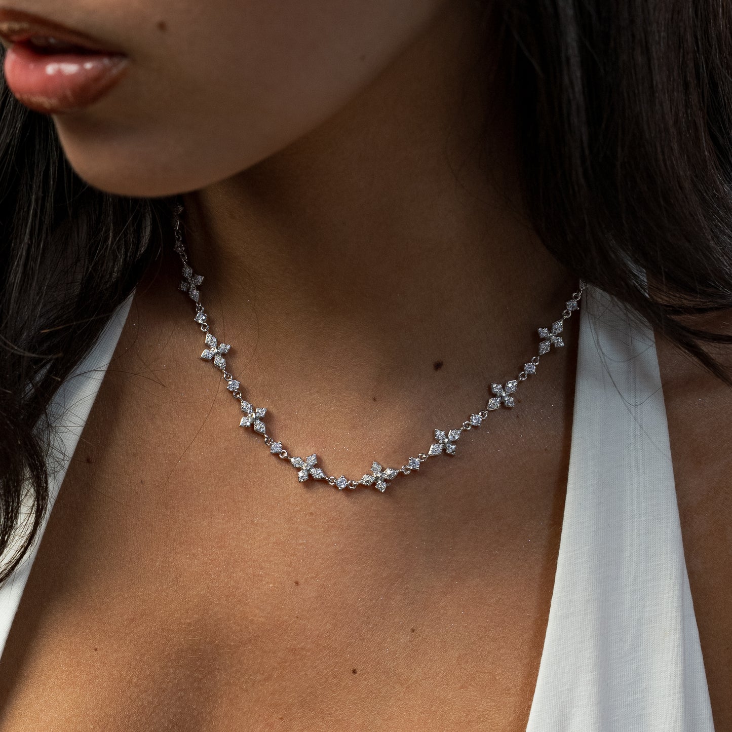 Iced Celestial Chain - Silver