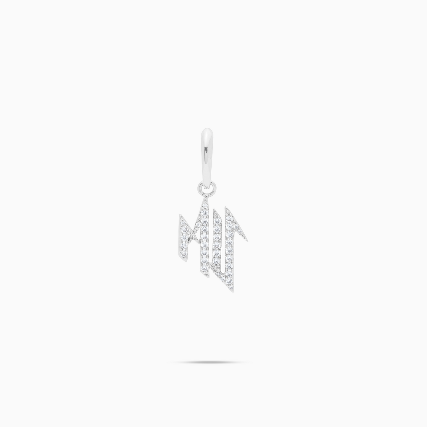 Iced MIS Pendant - Silver