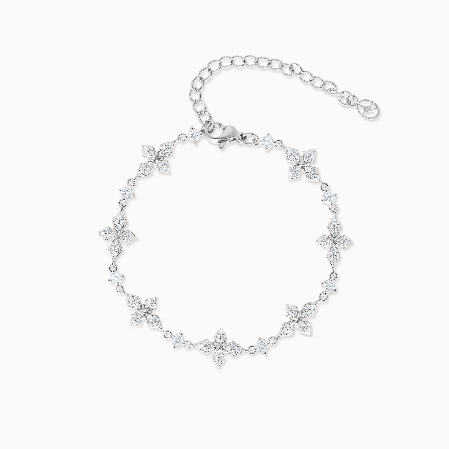 Iced Celestial Bracelet - Silver