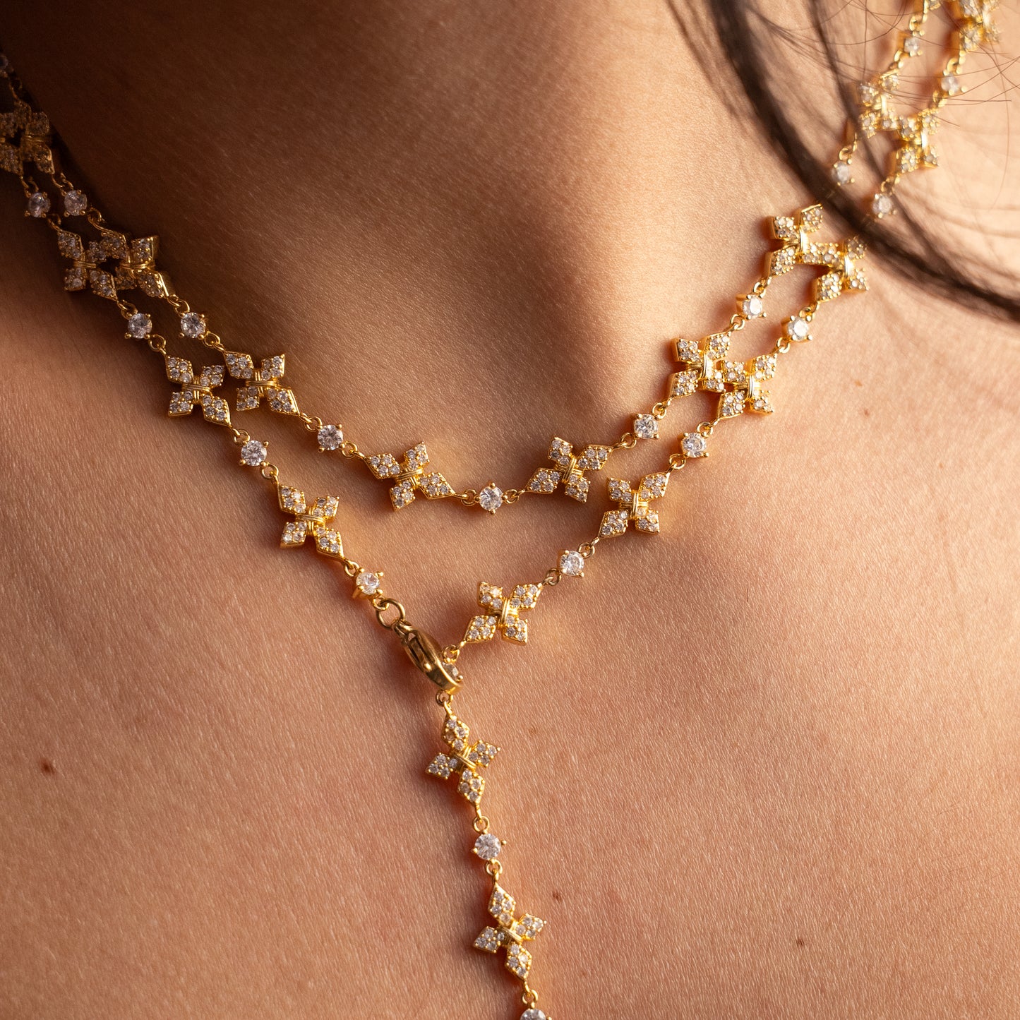 Lariat Iced Celestial - Gold