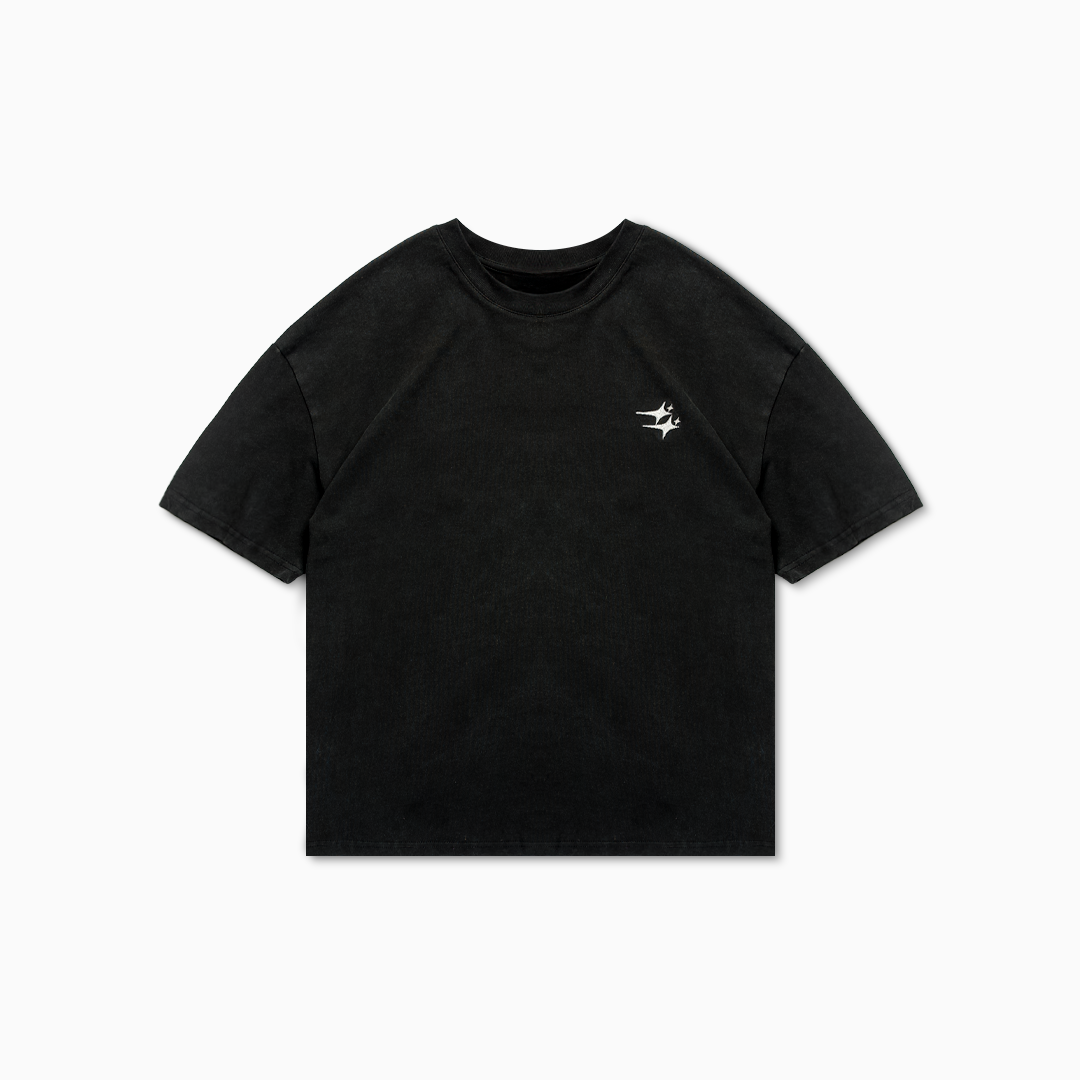 Double Stars Black T-shirt