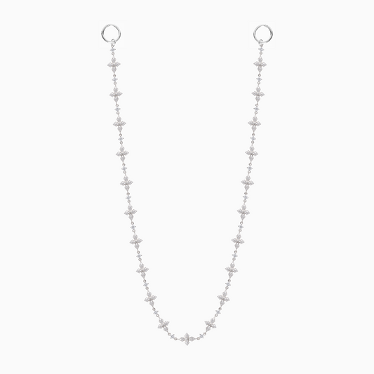 Wallet Chain Iced Celestial - Argenté