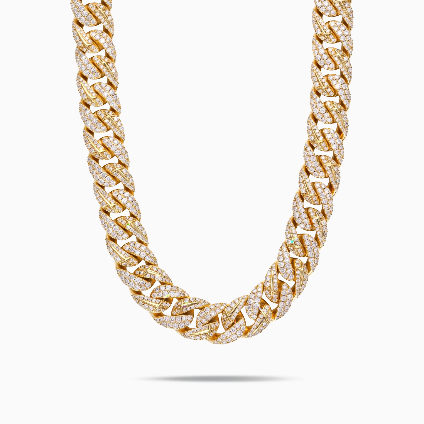 Iced Icon Cuban Link Chain 15mm Gold