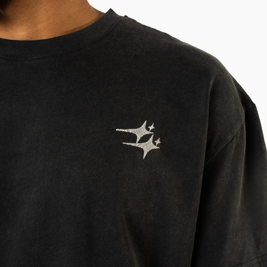 Double Stars Black T-shirt