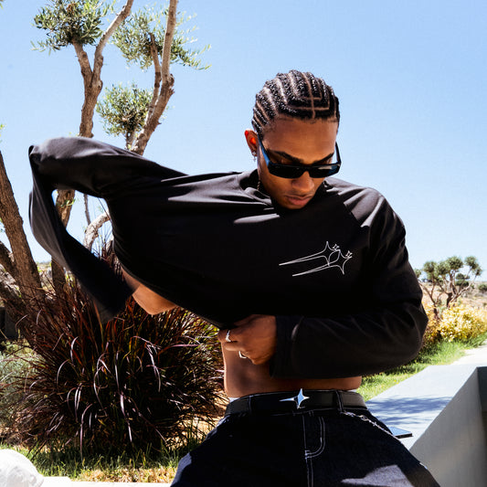 Long sleeve Twin Stars - Black