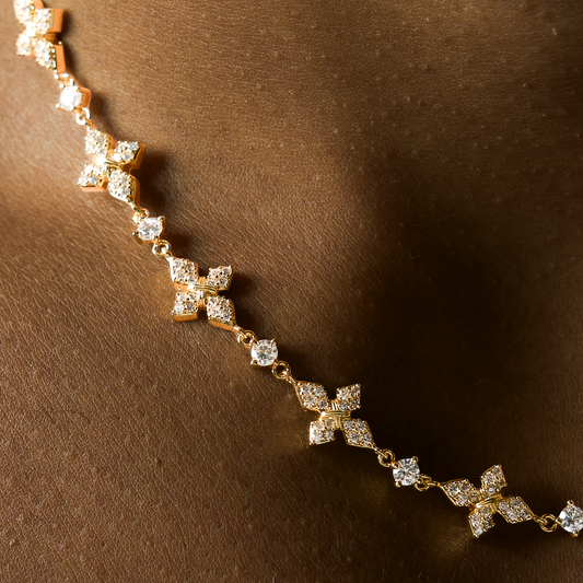 Iced Celestial Chain - Gold