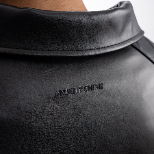 Monogram Leather Jacket