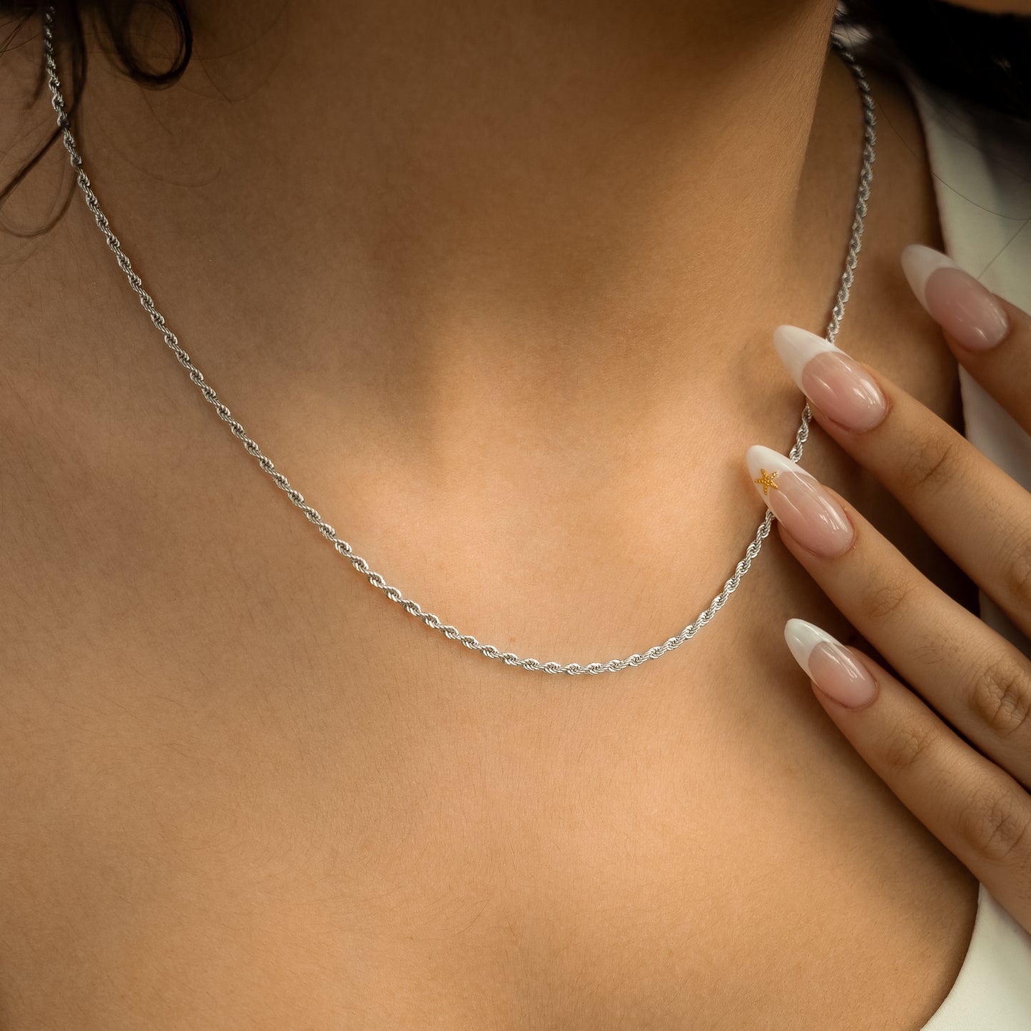 Rope chain 2 mm silver