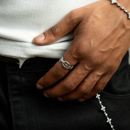 H-ring signature argentée