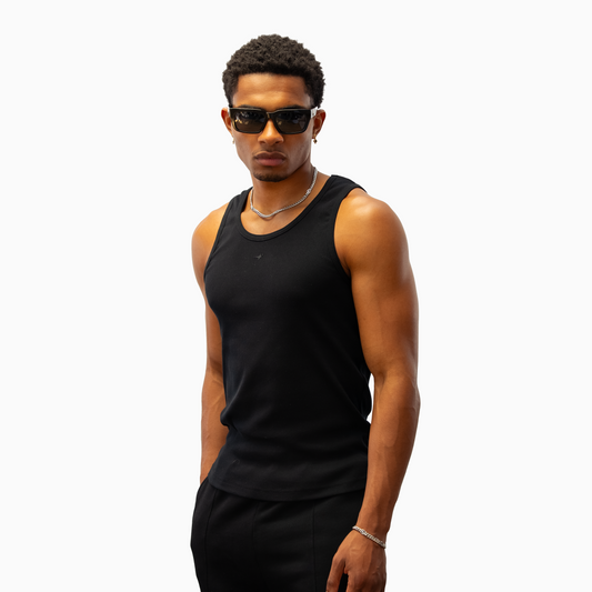 Rib Tank Signature - Black