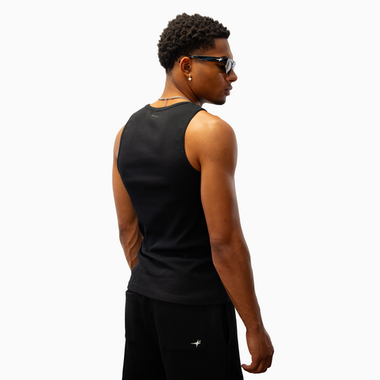 Rib Tank Signature - Black