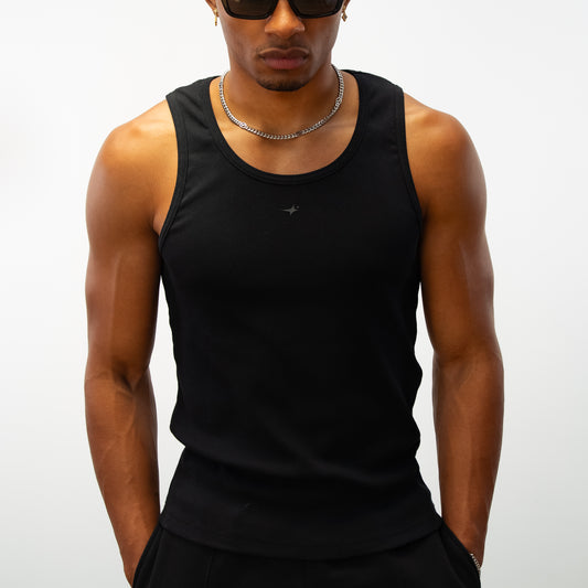 Rib Tank Signature - Black