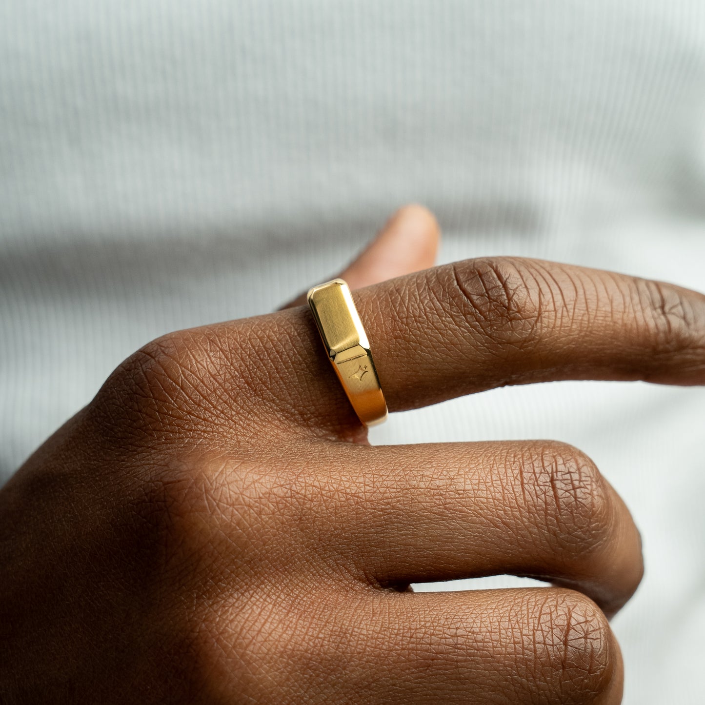 Golden ring bookmark