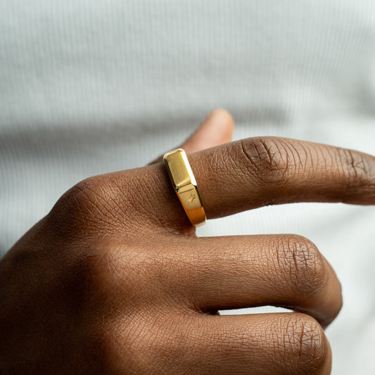 Golden ring bookmark