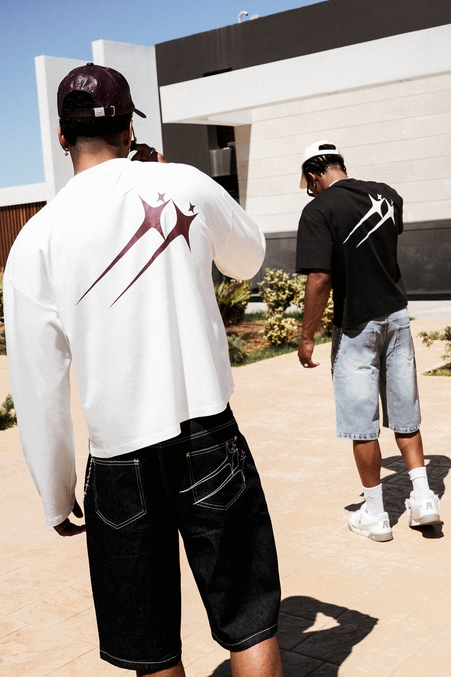 T-shirt Twin Stars - Noir