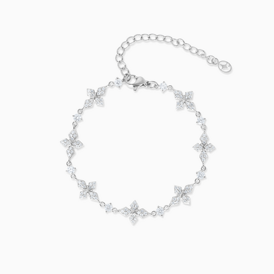 Iced Celestial Bracelet - Silver