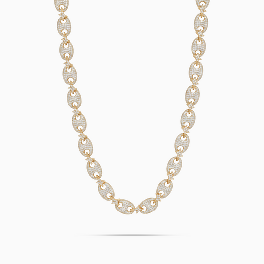 Iced Coffee Beans Chain - Gold