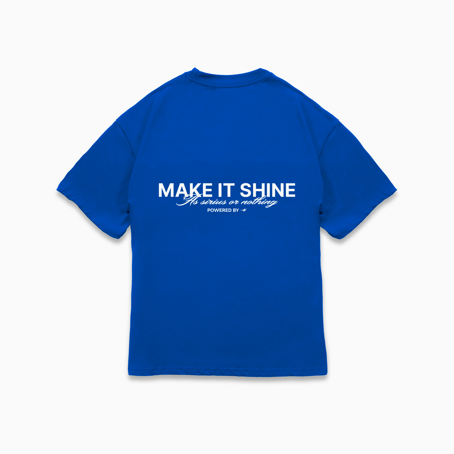 T-shirt Signature Bleu cobalt