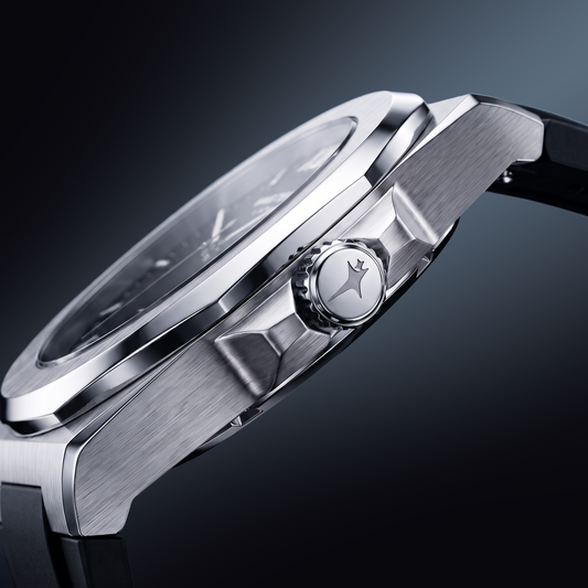 ASON1 - Cadran Blanc & Bracelet Rubber