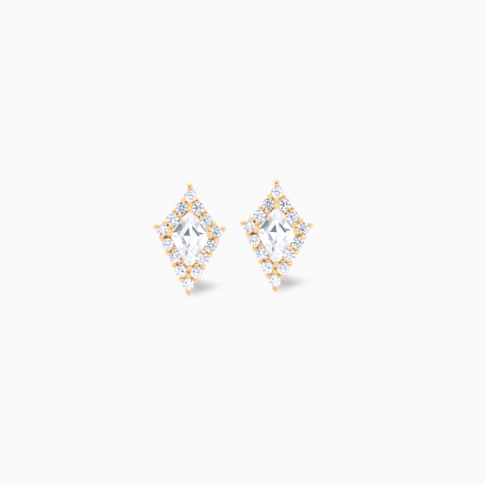 Golden halo earrings