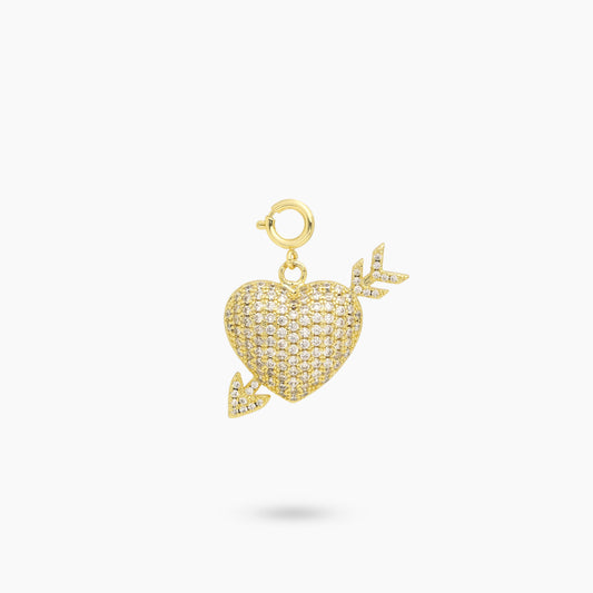 Sleakz Pendant - Locked heart gold