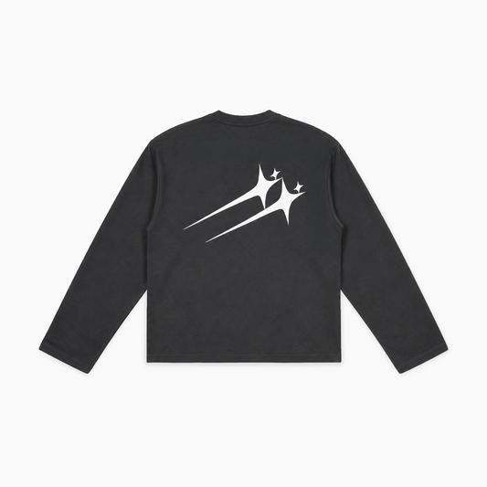 Long sleeve Twin Stars - Black