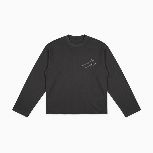 Long sleeve Twin Stars - Black