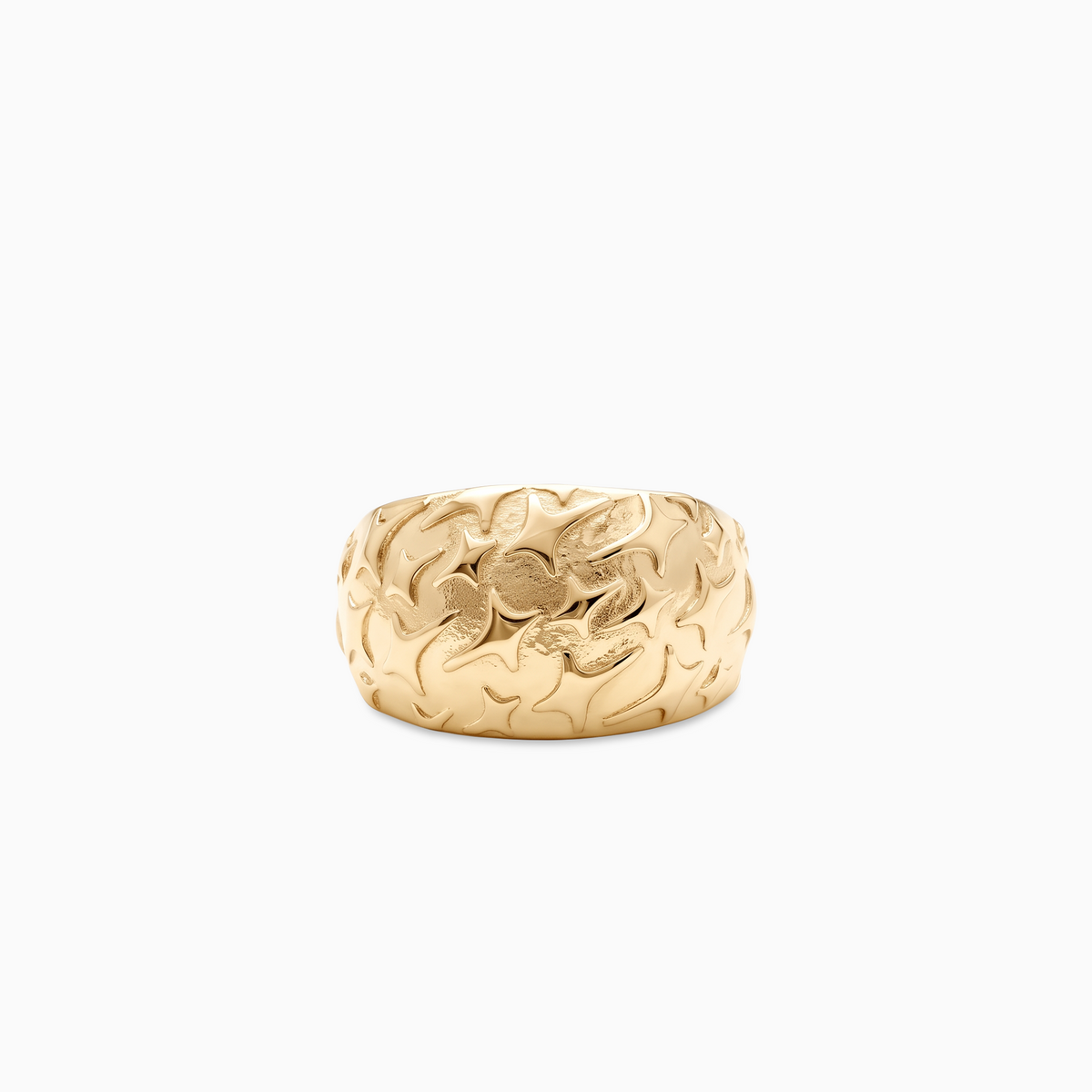 Monogram signet ring - Gold