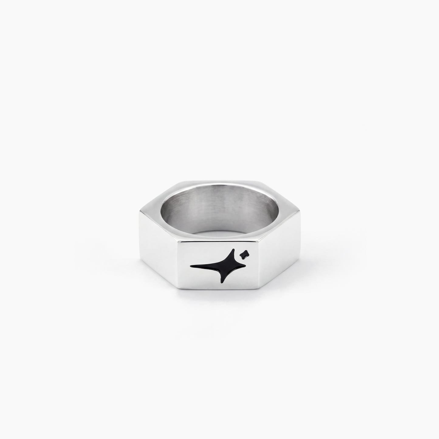 Silver nut ring