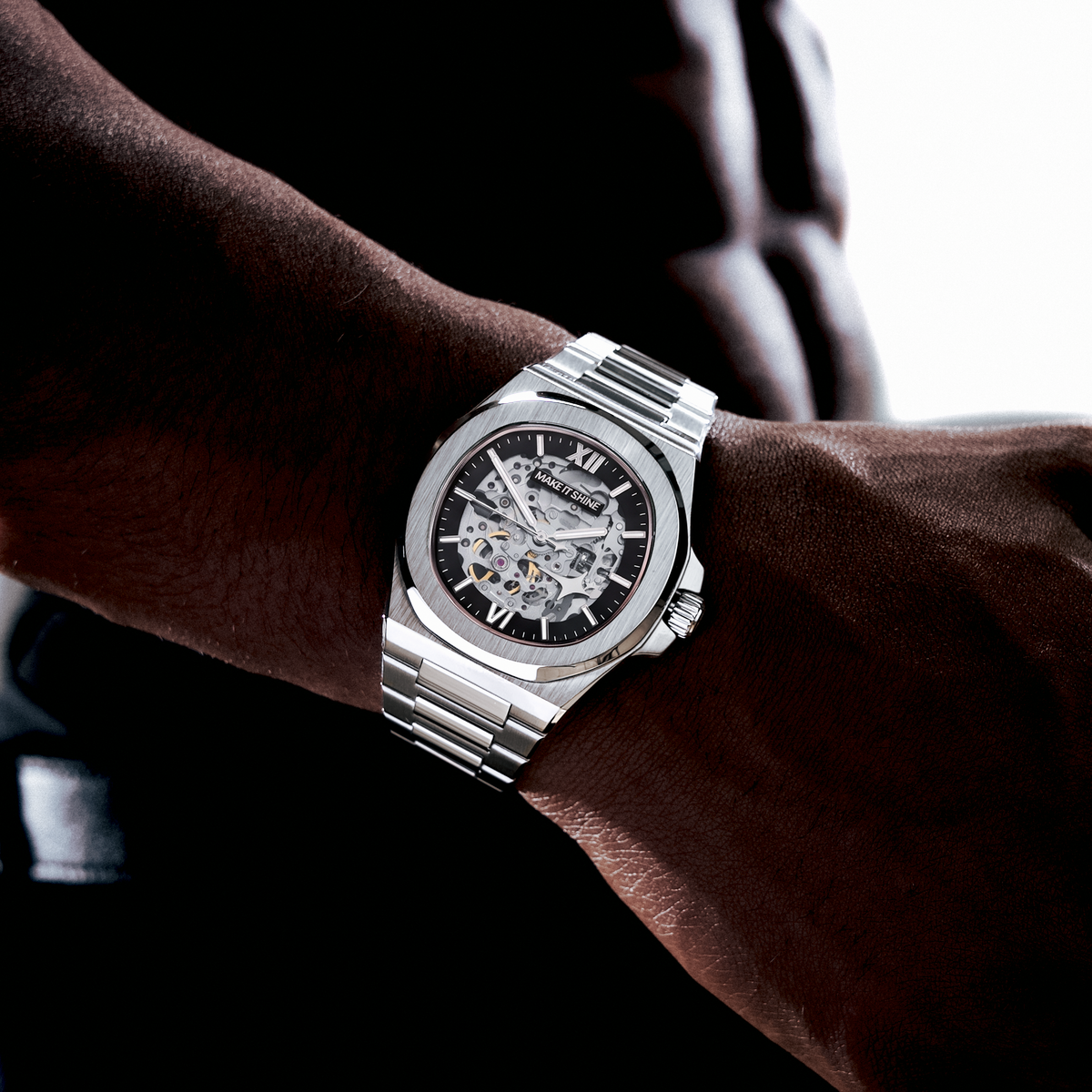 ASON1 - Skeleton Dial & 316L Stainless Steel Bracelet