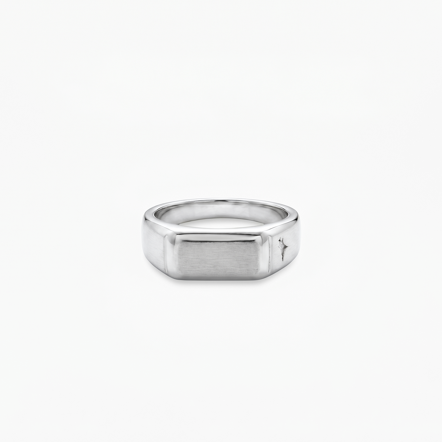 Signet ring argentée