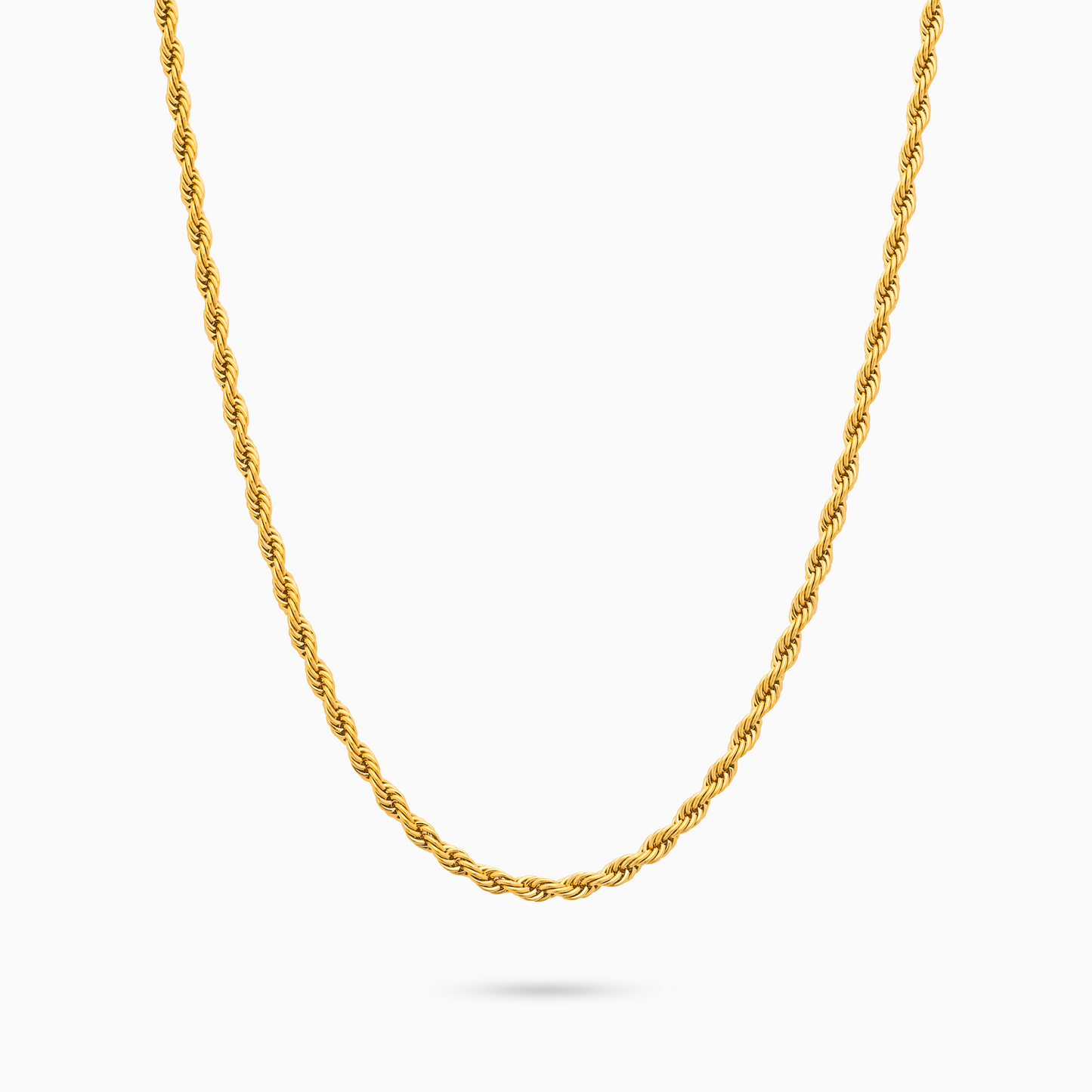 Rope chain 2 mm gold