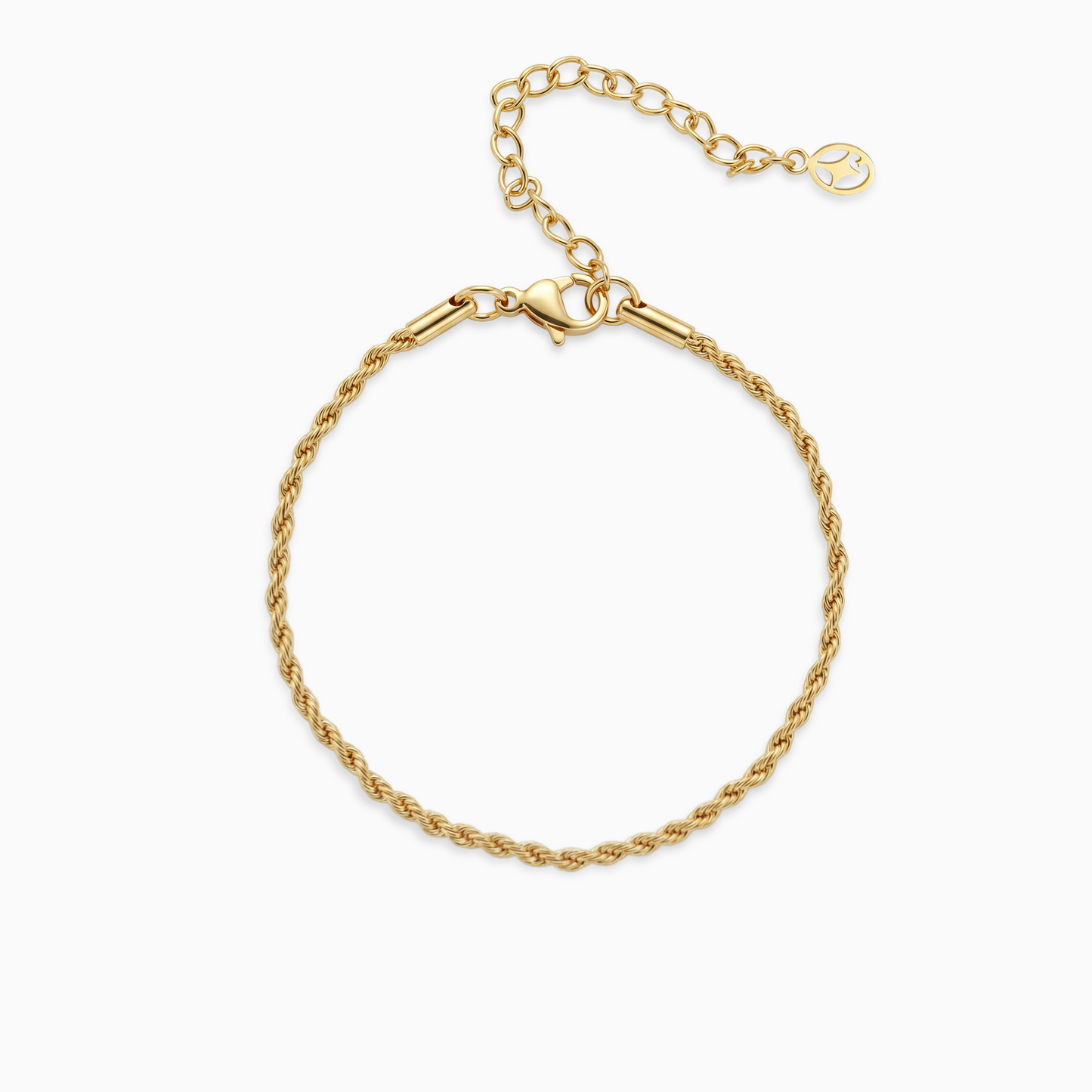 Bracelet Rope 2 mm doré