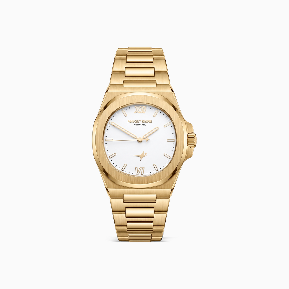 ASON1 Gold - White Dial & 316L Stainless Steel Bracelet