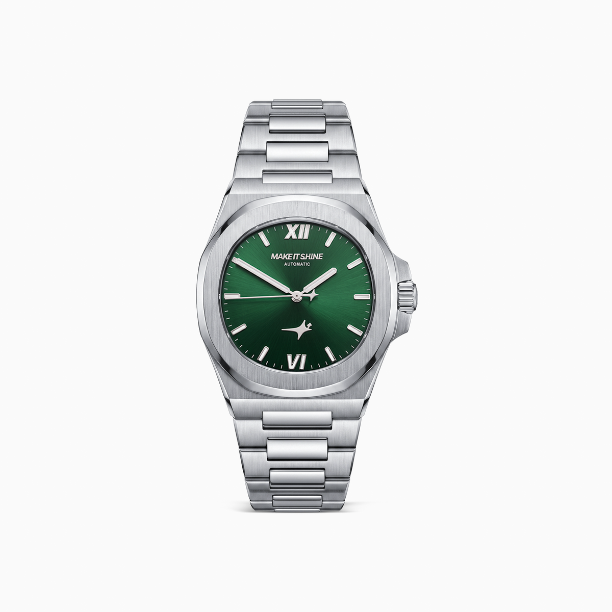 ASON1 - Green Dial & 316L Stainless Steel Bracelet