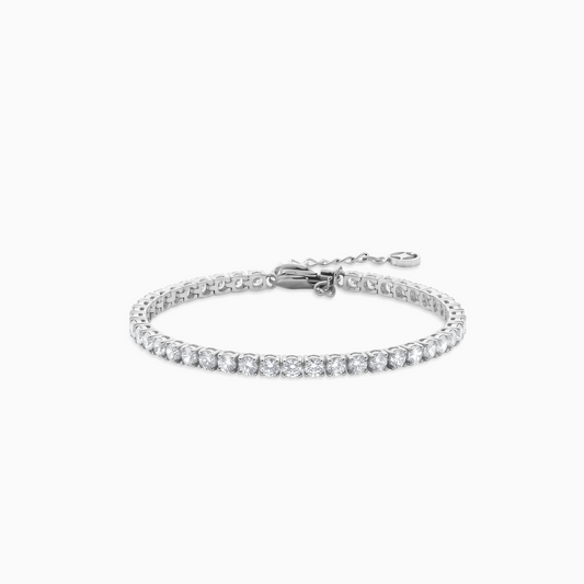Tennis bracelet 3 mm silver