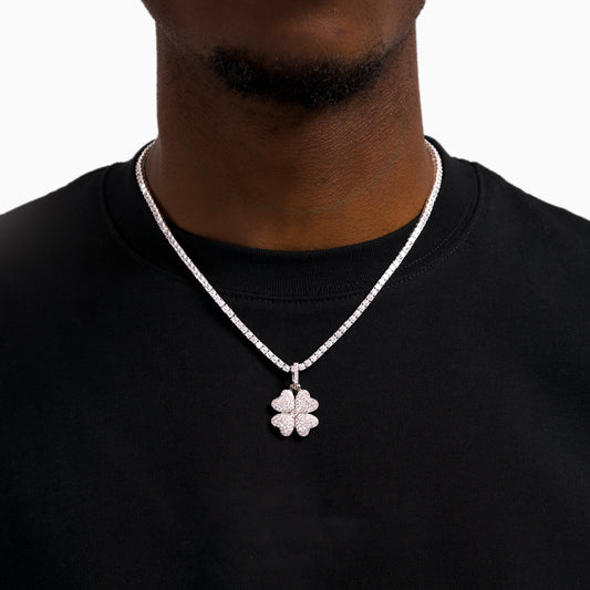 4-leaf clover silver