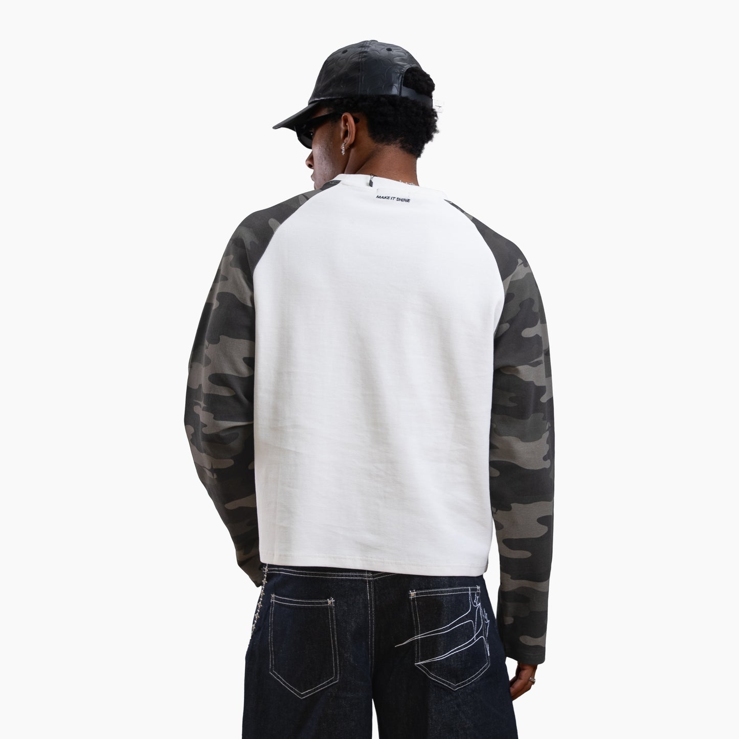 Camo waffle long sleeve - Green