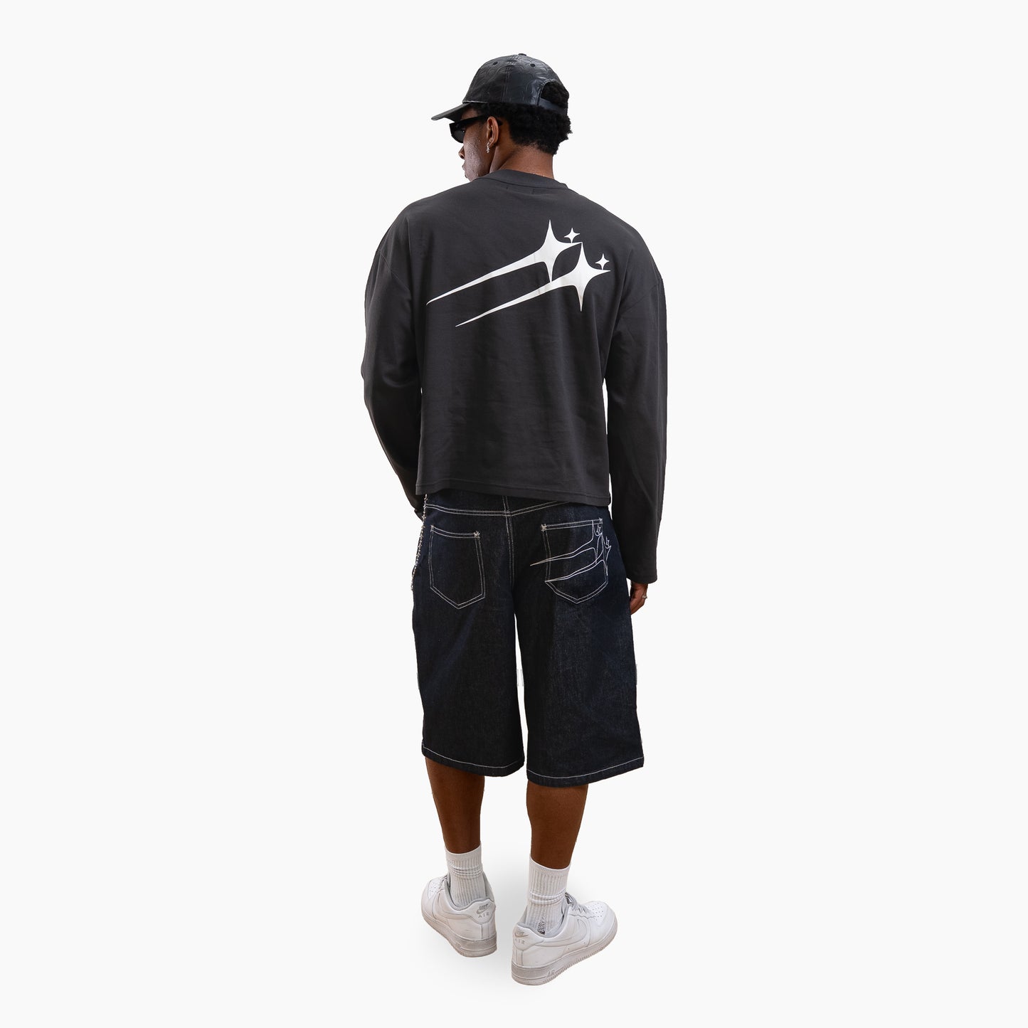 Long sleeve Twin Stars - Black