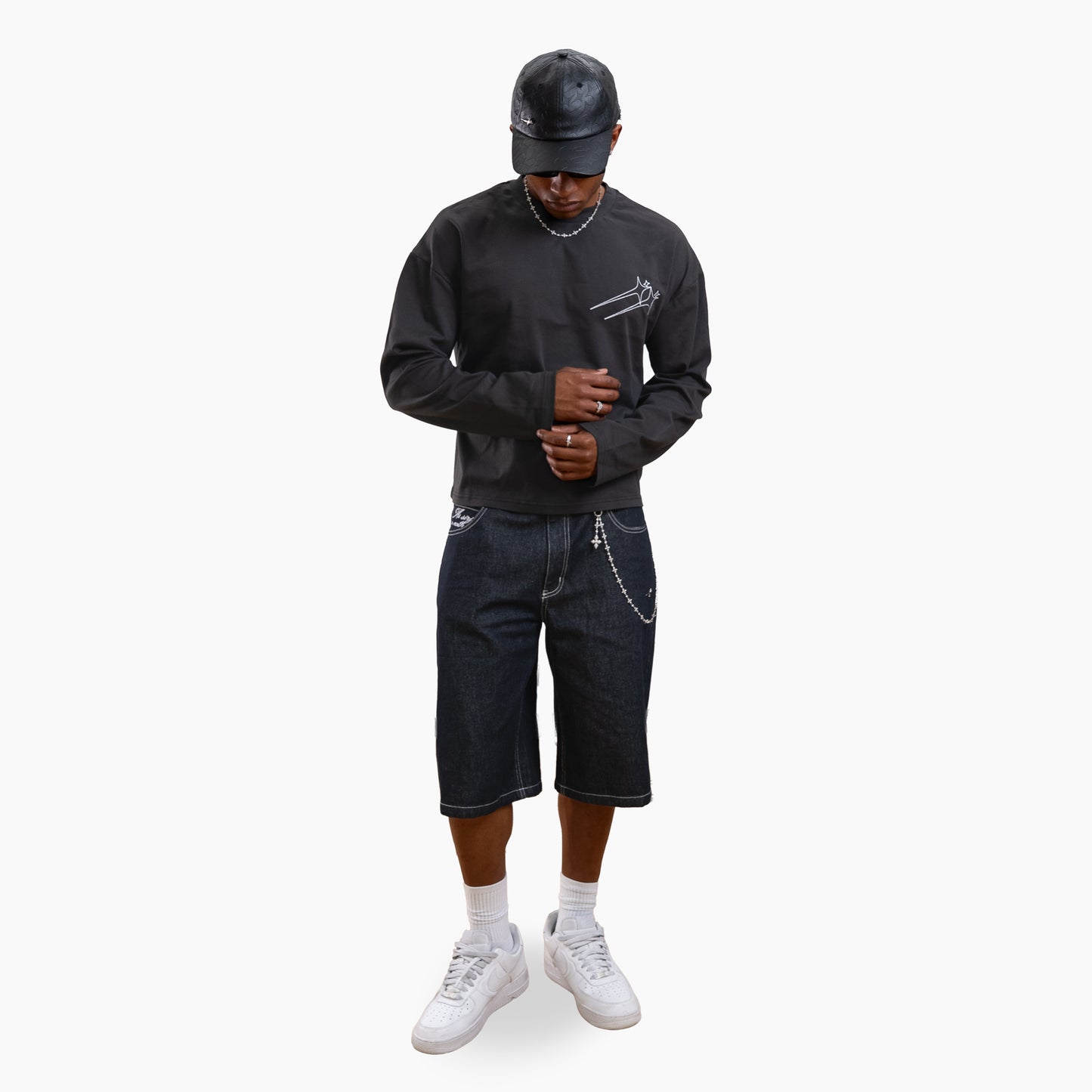 Long sleeve Twin Stars - Black