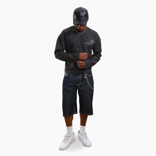 Long sleeve Twin Stars - Black