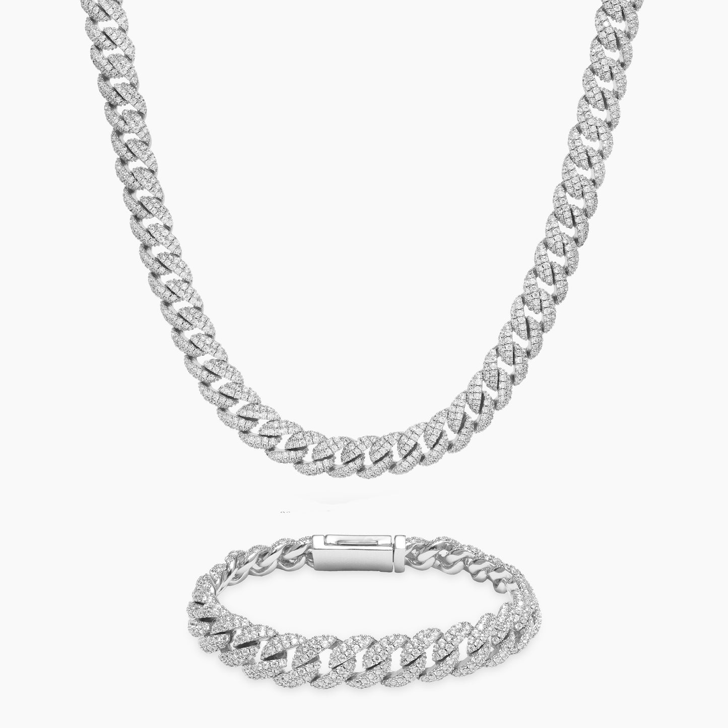 Ensemble Iced cuban link 10mm